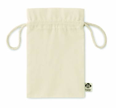 Logo trade advertising products picture of: Small organic cotton gift bag