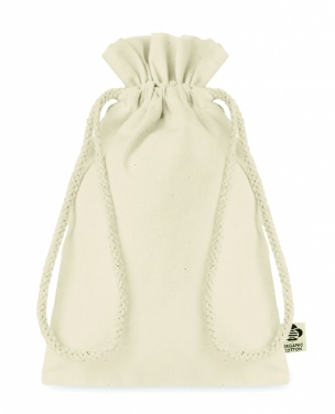 Logotrade corporate gift image of: Small organic cotton gift bag