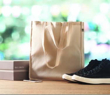 Logotrade promotional giveaway picture of: Organic cotton shopping bag