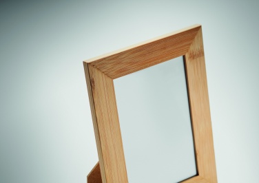 Logo trade advertising product photo of: Bamboo photo frame