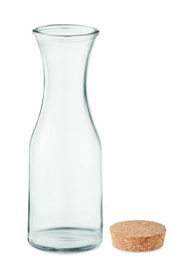 Logo trade promotional merchandise photo of: Recycled glass carafe 1L