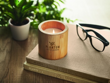 Logotrade promotional merchandise photo of: Plant based wax candle 160 gr