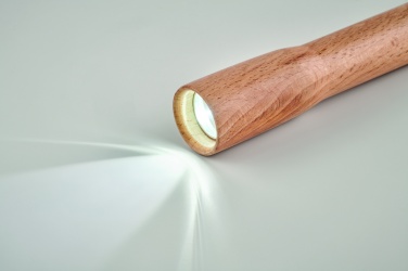 Logotrade promotional items photo of: Wooden torch with COB light