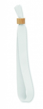 Logo trade promotional gifts image of: RPET polyester wristband