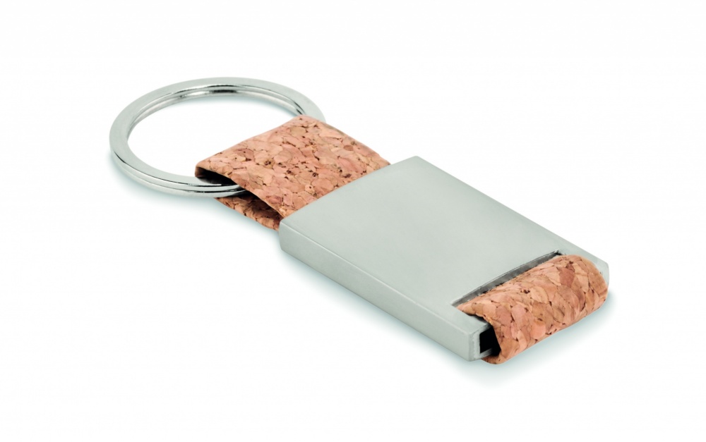 Logo trade promotional merchandise photo of: Key ring with cork webbing Kerava