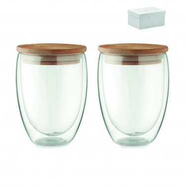 Logotrade advertising product image of: Set of 2 glasses 350 ml in box