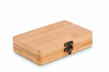 Logotrade advertising product image of: 13 piece tool set, bamboo case