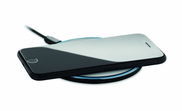 Logotrade promotional merchandise picture of: Glass wireless 10W charger