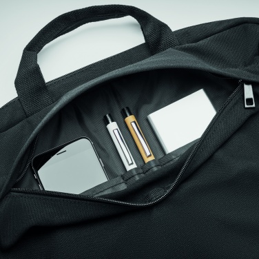 Logo trade promotional merchandise photo of: Laptop bag in washed canvas