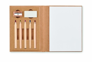 Logo trade promotional gifts image of: Kids 60 sheet drawing set