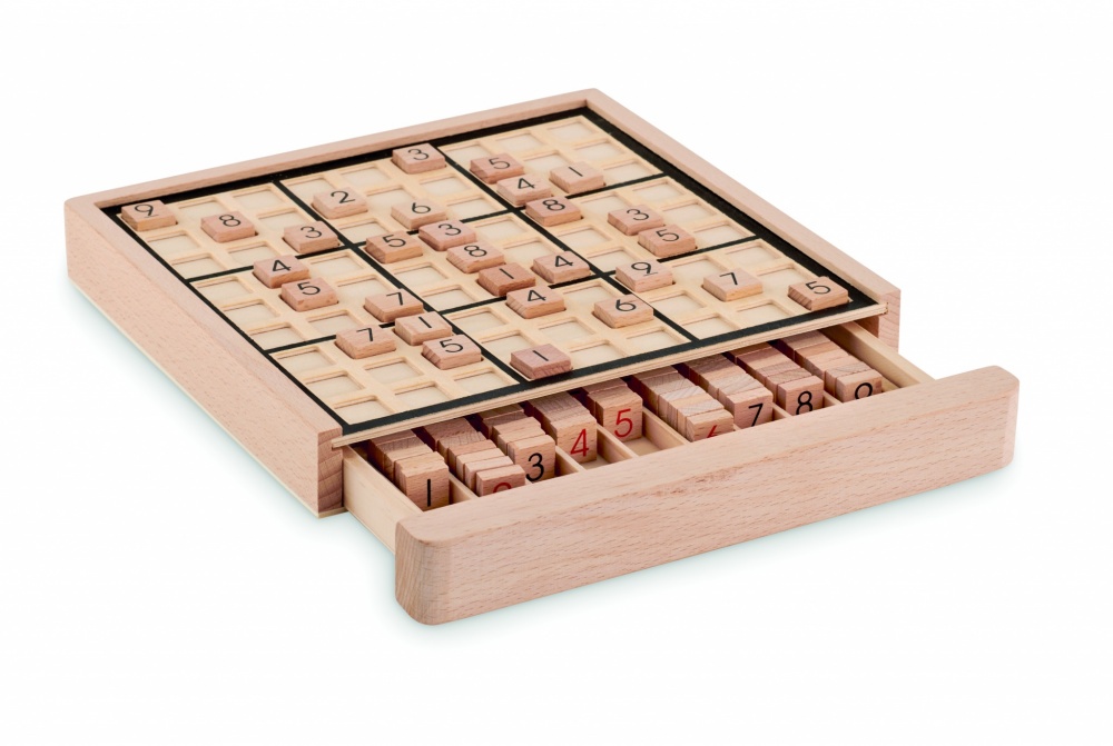 Logotrade advertising product image of: Wooden sudoku board game