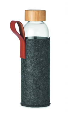 Logo trade promotional items image of: Glass bottle 500 ml