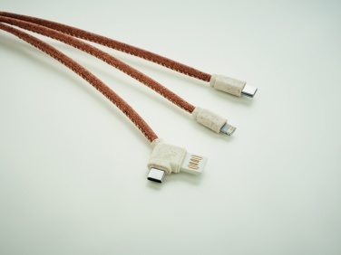 Logotrade promotional merchandise photo of: 3 in 1 charging cable in cork