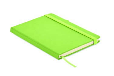 Logo trade promotional gift photo of: Recycled Leather A5 notebook