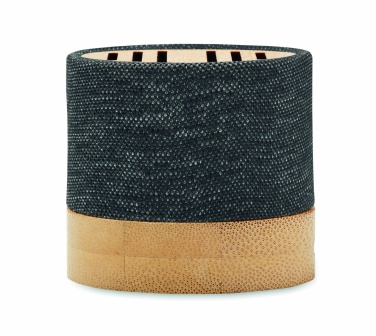 Logo trade corporate gift photo of: Bamboo RPET wireless speaker