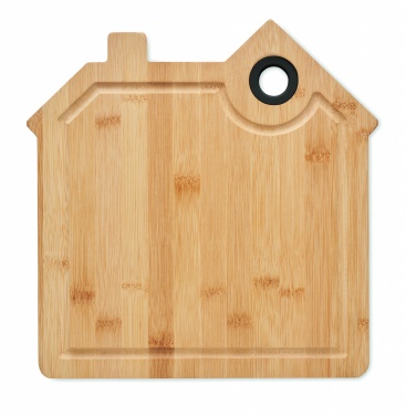 Logo trade promotional giveaways image of: Bamboo house cutting board