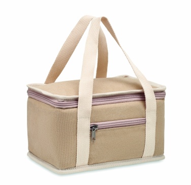 Logotrade business gift image of: 6 can cool bag canvas 320gr/m²