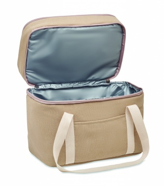 Logotrade promotional gift picture of: Cooler bag canvas 320 gr/m²