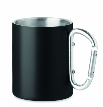 Logotrade promotional giveaway image of: Double wall metal mug 300 ml