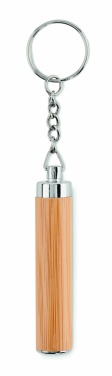 Logotrade corporate gift image of: Mini bamboo torch with keyring