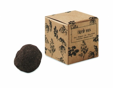 Logotrade promotional merchandise image of: Herb seed bomb in carton box