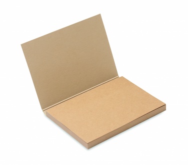 Logo trade promotional merchandise picture of: Recycled paper memo block