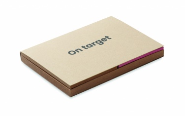 Logo trade promotional products image of: Recycled paper memo set