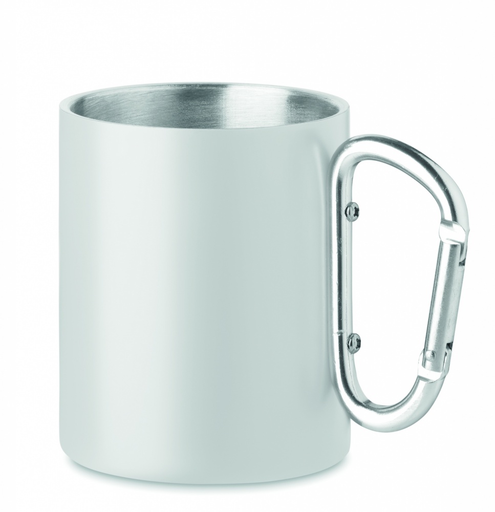 Logo trade business gift photo of: Metal mug and carabiner handle