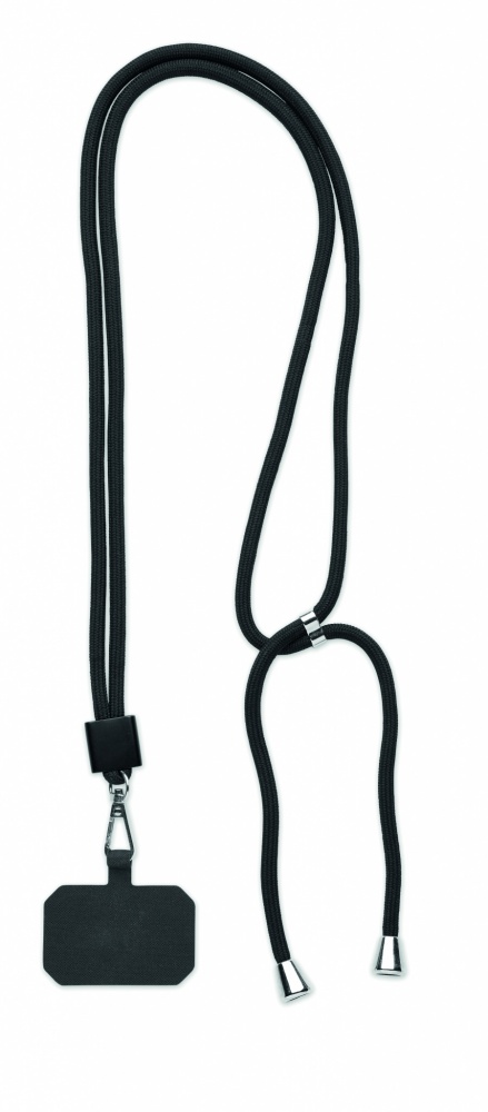 Logotrade promotional gift picture of: RPET Phone holder lanyard