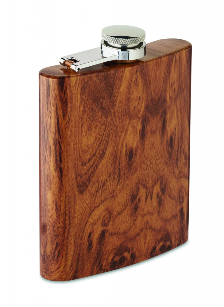 Logotrade business gifts photo of: Slim hip flask 190 ml