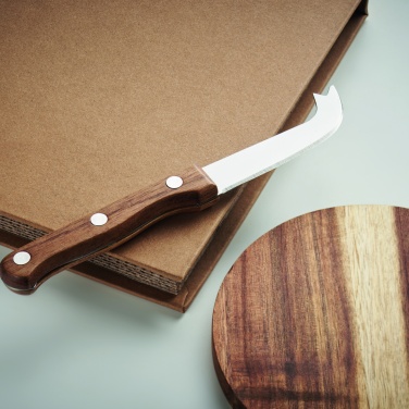 Logo trade promotional giveaways image of: Acacia cheese board set Dresden