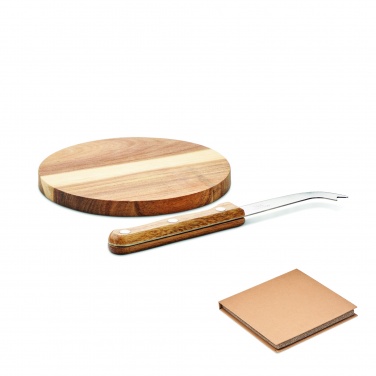 Logo trade promotional items picture of: Acacia cheese board set Dresden