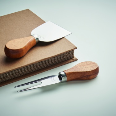 Logo trade promotional items image of: Set of 4 cheese knives