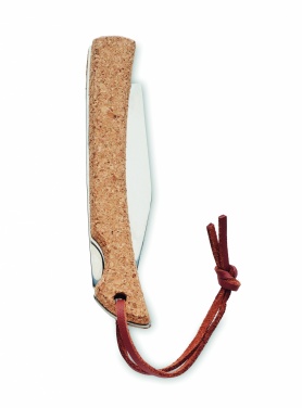 Logo trade promotional items picture of: Foldable knife with cork