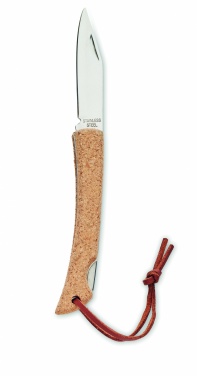Logo trade promotional giveaways picture of: Foldable knife with cork
