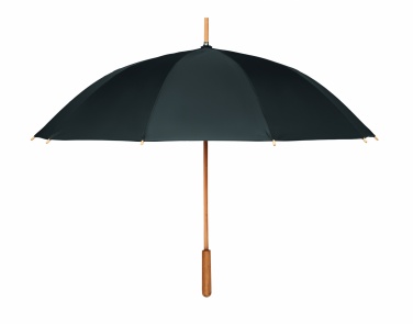 Logo trade promotional item photo of: 23,5 inch RPET/bamboo umbrella