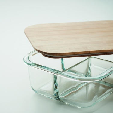 Logotrade corporate gifts photo of: Glass lunch box with bamboo lid