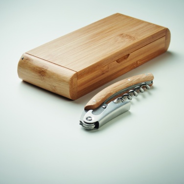 Logotrade promotional item image of: Waiter's knife in bamboo