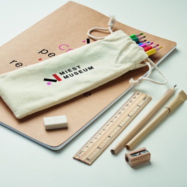 Logo trade business gift photo of: Kids drawing set in drawstring
