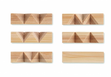 Logotrade promotional merchandise image of: Bamboo brain teaser star shape