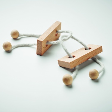 Logo trade advertising product photo of: Wooden brain teaser rectangle