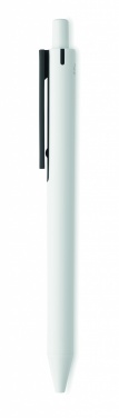 Logo trade promotional items image of: Recycled ABS push button pen