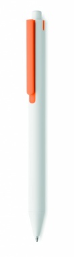 Logo trade corporate gifts image of: Recycled ABS push button pen