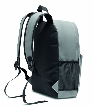 Logo trade advertising products image of: High reflective backpack 190T