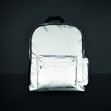 Logo trade promotional merchandise photo of: High reflective backpack 190T