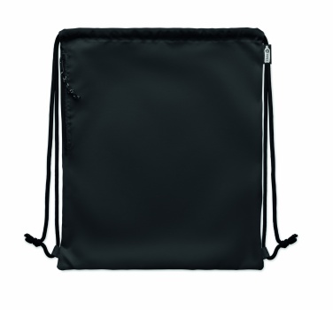 Logo trade promotional items image of: Large drawstring bag 300D RPET