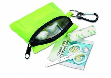 Logo trade corporate gift photo of: First aid kit w/ carabiner