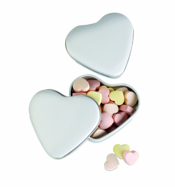 Logotrade business gifts photo of: Heart tin box with candies