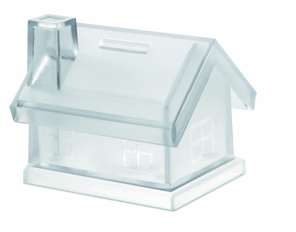 Logotrade promotional gifts photo of: Plastic house coin bank