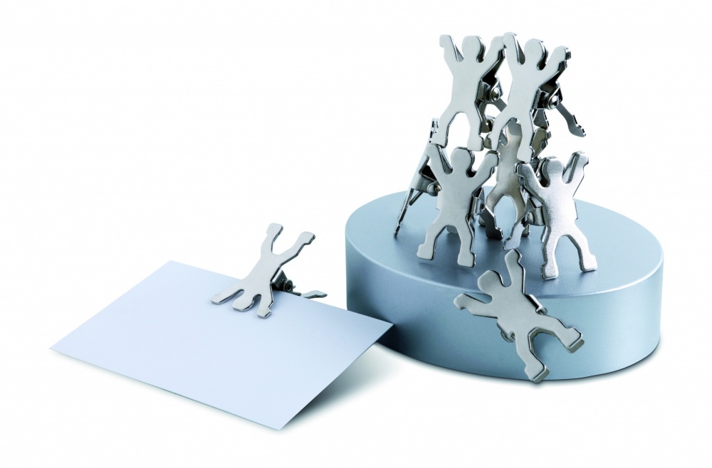 Logo trade promotional gifts picture of: Magnetic clips with base